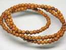 TOKO-BEADS PW301-01N Wooden bead (strand) 3mm PW301-01N ウッドビーズ（連） 3mm Asian bead & African bead  Handmade,Lampeork,bead,asia,india,ethnic,parts,accessory,beads とんぼ玉,ビーズ,トンボ玉,アジア,インド,エスニック,手作り,パーツ,アクセサリー
