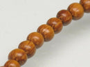 TOKO-BEADS PW301-02N Wooden bead (strand) 4.5mm PW301-02N ウッドビーズ（連） 4.5mm Asian bead & African bead  Handmade,Lampeork,bead,asia,india,ethnic,parts,accessory,beads とんぼ玉,ビーズ,トンボ玉,アジア,インド,エスニック,手作り,パーツ,アクセサリー