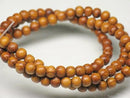 TOKO-BEADS PW301-02N Wooden bead (strand) 4.5mm PW301-02N ウッドビーズ（連） 4.5mm Asian bead & African bead  Handmade,Lampeork,bead,asia,india,ethnic,parts,accessory,beads とんぼ玉,ビーズ,トンボ玉,アジア,インド,エスニック,手作り,パーツ,アクセサリー