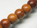 TOKO-BEADS PW301-07N Wooden bead (strand) 12mm PW301-07N ウッドビーズ（連） 12mm Asian bead & African bead  Handmade,Lampeork,bead,asia,india,ethnic,parts,accessory,beads とんぼ玉,ビーズ,トンボ玉,アジア,インド,エスニック,手作り,パーツ,アクセサリー