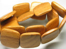 TOKO-BEADS PW301-18N Wooden bead (strand) 25.5mm PW301-18N ウッドビーズ（連） 25.5mm Asian bead & African bead  Handmade,Lampeork,bead,asia,india,ethnic,parts,accessory,beads とんぼ玉,ビーズ,トンボ玉,アジア,インド,エスニック,手作り,パーツ,アクセサリー