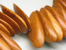 TOKO-BEADS PW301-29N Wooden bead (strand) 32mm PW301-29N ウッドビーズ（連） 32mm Asian bead & African bead  Handmade,Lampeork,bead,asia,india,ethnic,parts,accessory,beads とんぼ玉,ビーズ,トンボ玉,アジア,インド,エスニック,手作り,パーツ,アクセサリー