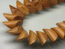 TOKO-BEADS PW301-62N Wooden bead (strand) 20mm PW301-62N ウッドビーズ（連） 20mm Asian bead & African bead  Handmade,Lampeork,bead,asia,india,ethnic,parts,accessory,beads とんぼ玉,ビーズ,トンボ玉,アジア,インド,エスニック,手作り,パーツ,アクセサリー