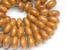 TOKO-BEADS PW301-71N Wooden bead (strand) 15mm PW301-71N ウッドビーズ（連） 15mm Asian bead & African bead  Handmade,Lampeork,bead,asia,india,ethnic,parts,accessory,beads とんぼ玉,ビーズ,トンボ玉,アジア,インド,エスニック,手作り,パーツ,アクセサリー