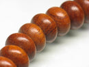 TOKO-BEADS PW301-24N Wooden bead (strand) 15~16mm PW301-24N ウッドビーズ（連） 15~16mm Asian bead & African bead  Handmade,Lampeork,bead,asia,india,ethnic,parts,accessory,beads とんぼ玉,ビーズ,トンボ玉,アジア,インド,エスニック,手作り,パーツ,アクセサリー