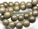 TOKO-BEADS PW302-06N Wooden bead (strand) 15mm PW302-06N ウッドビーズ（連） 15mm Asian bead & African bead  Handmade,Lampeork,bead,asia,india,ethnic,parts,accessory,beads とんぼ玉,ビーズ,トンボ玉,アジア,インド,エスニック,手作り,パーツ,アクセサリー