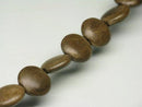 TOKO-BEADS PW302-12N Wooden bead (strand) 12mm PW302-12N ウッドビーズ（連） 12mm Asian bead & African bead  Handmade,Lampeork,bead,asia,india,ethnic,parts,accessory,beads とんぼ玉,ビーズ,トンボ玉,アジア,インド,エスニック,手作り,パーツ,アクセサリー