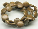 TOKO-BEADS PW302-12N Wooden bead (strand) 12mm PW302-12N ウッドビーズ（連） 12mm Asian bead & African bead  Handmade,Lampeork,bead,asia,india,ethnic,parts,accessory,beads とんぼ玉,ビーズ,トンボ玉,アジア,インド,エスニック,手作り,パーツ,アクセサリー