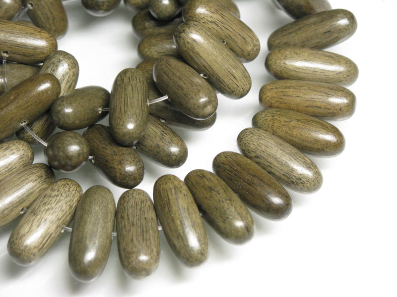 TOKO-BEADS PW302-15N Wooden bead (strand) 20mm PW302-15N ウッドビーズ（連） 20mm Asian bead & African bead  Handmade,Lampeork,bead,asia,india,ethnic,parts,accessory,beads とんぼ玉,ビーズ,トンボ玉,アジア,インド,エスニック,手作り,パーツ,アクセサリー