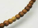 TOKO-BEADS PW303-01N Wooden bead (strand) 4mm PW303-01N ウッドビーズ（連） 4mm Asian bead & African bead  Handmade,Lampeork,bead,asia,india,ethnic,parts,accessory,beads とんぼ玉,ビーズ,トンボ玉,アジア,インド,エスニック,手作り,パーツ,アクセサリー
