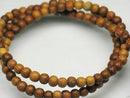 TOKO-BEADS PW303-01N Wooden bead (strand) 4mm PW303-01N ウッドビーズ（連） 4mm Asian bead & African bead  Handmade,Lampeork,bead,asia,india,ethnic,parts,accessory,beads とんぼ玉,ビーズ,トンボ玉,アジア,インド,エスニック,手作り,パーツ,アクセサリー