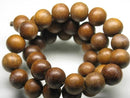 TOKO-BEADS PW303-05N Wooden bead (strand) 12mm PW303-05N ウッドビーズ（連） 12mm Asian bead & African bead  Handmade,Lampeork,bead,asia,india,ethnic,parts,accessory,beads とんぼ玉,ビーズ,トンボ玉,アジア,インド,エスニック,手作り,パーツ,アクセサリー