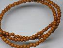 TOKO-BEADS PW304-01N Wooden bead (strand) 3.5mm PW304-01N ウッドビーズ（連） 3.5mm Asian bead & African bead  Handmade,Lampeork,bead,asia,india,ethnic,parts,accessory,beads とんぼ玉,ビーズ,トンボ玉,アジア,インド,エスニック,手作り,パーツ,アクセサリー