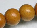 TOKO-BEADS PW304-06N Wooden bead (strand) 12mm PW304-06N ウッドビーズ（連） 12mm Asian bead & African bead  Handmade,Lampeork,bead,asia,india,ethnic,parts,accessory,beads とんぼ玉,ビーズ,トンボ玉,アジア,インド,エスニック,手作り,パーツ,アクセサリー