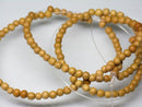TOKO-BEADS PW304-11N Wooden bead (strand) 3mm PW304-11N ウッドビーズ（連） 3mm Asian bead & African bead  Handmade,Lampeork,bead,asia,india,ethnic,parts,accessory,beads とんぼ玉,ビーズ,トンボ玉,アジア,インド,エスニック,手作り,パーツ,アクセサリー