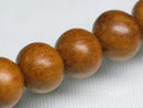 TOKO-BEADS PW304-04N Wooden bead (strand) 8.5mm PW304-04N ウッドビーズ（連） 8.5mm Asian bead & African bead  Handmade,Lampeork,bead,asia,india,ethnic,parts,accessory,beads とんぼ玉,ビーズ,トンボ玉,アジア,インド,エスニック,手作り,パーツ,アクセサリー
