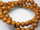 TOKO-BEADS PW304-04N Wooden bead (strand) 8.5mm PW304-04N ウッドビーズ（連） 8.5mm Asian bead & African bead  Handmade,Lampeork,bead,asia,india,ethnic,parts,accessory,beads とんぼ玉,ビーズ,トンボ玉,アジア,インド,エスニック,手作り,パーツ,アクセサリー