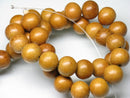 TOKO-BEADS PW304-06N Wooden bead (strand) 12mm PW304-06N ウッドビーズ（連） 12mm Asian bead & African bead  Handmade,Lampeork,bead,asia,india,ethnic,parts,accessory,beads とんぼ玉,ビーズ,トンボ玉,アジア,インド,エスニック,手作り,パーツ,アクセサリー