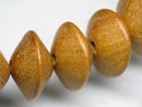 TOKO-BEADS PW304-14N Wooden bead (strand) 19~20mm PW304-14N ウッドビーズ（連） 19~20mm Asian bead & African bead  Handmade,Lampeork,bead,asia,india,ethnic,parts,accessory,beads とんぼ玉,ビーズ,トンボ玉,アジア,インド,エスニック,手作り,パーツ,アクセサリー