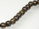 TOKO-BEADS PW305-01N Palm wood bead (strand) 5.5mm PW305-01N ココナッツビーズ（連） 5.5mm Asian bead & African bead  Handmade,Lampeork,bead,asia,india,ethnic,parts,accessory,beads とんぼ玉,ビーズ,トンボ玉,アジア,インド,エスニック,手作り,パーツ,アクセサリー