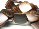 TOKO-BEADS PW305-15N Palm wood bead (strand) 25mm PW305-15N ココナッツビーズ（連） 25mm Asian bead & African bead  Handmade,Lampeork,bead,asia,india,ethnic,parts,accessory,beads とんぼ玉,ビーズ,トンボ玉,アジア,インド,エスニック,手作り,パーツ,アクセサリー