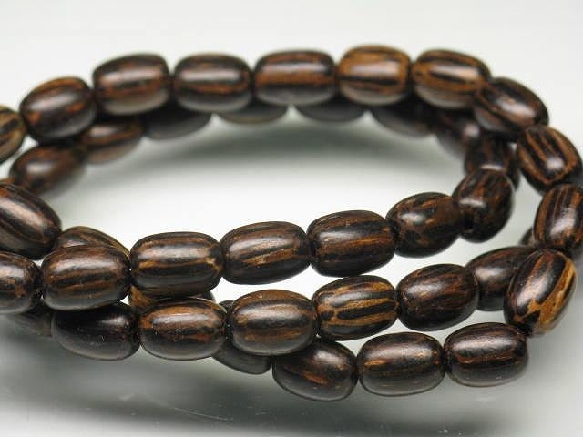 TOKO-BEADS PW305-19N Palm wood bead (strand) 6mm PW305-19N ココナッツビーズ（連） 6mm Asian bead & African bead  Handmade,Lampeork,bead,asia,india,ethnic,parts,accessory,beads とんぼ玉,ビーズ,トンボ玉,アジア,インド,エスニック,手作り,パーツ,アクセサリー