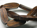 TOKO-BEADS PW305-24N Palm wood bead (strand) 15.5mm PW305-24N ココナッツビーズ（連） 15.5mm Asian bead & African bead  Handmade,Lampeork,bead,asia,india,ethnic,parts,accessory,beads とんぼ玉,ビーズ,トンボ玉,アジア,インド,エスニック,手作り,パーツ,アクセサリー