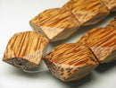 TOKO-BEADS PW306-25N Wooden bead (strand) 22mm PW306-25N ウッドビーズ（連） 22mm Asian bead & African bead  Handmade,Lampeork,bead,asia,india,ethnic,parts,accessory,beads とんぼ玉,ビーズ,トンボ玉,アジア,インド,エスニック,手作り,パーツ,アクセサリー