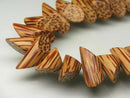 TOKO-BEADS PW306-32N Wooden bead (strand) 20mm PW306-32N ウッドビーズ（連） 20mm Asian bead & African bead  Handmade,Lampeork,bead,asia,india,ethnic,parts,accessory,beads とんぼ玉,ビーズ,トンボ玉,アジア,インド,エスニック,手作り,パーツ,アクセサリー