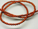 TOKO-BEADS PW307-01N Wooden bead (strand) 3.5mm PW307-01N ウッドビーズ（連） 3.5mm Asian bead & African bead  Handmade,Lampeork,bead,asia,india,ethnic,parts,accessory,beads とんぼ玉,ビーズ,トンボ玉,アジア,インド,エスニック,手作り,パーツ,アクセサリー