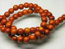TOKO-BEADS PW307-03N Wooden bead (strand) 6.5mm PW307-03N ウッドビーズ（連） 6.5mm Asian bead & African bead  Handmade,Lampeork,bead,asia,india,ethnic,parts,accessory,beads とんぼ玉,ビーズ,トンボ玉,アジア,インド,エスニック,手作り,パーツ,アクセサリー