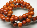 TOKO-BEADS PW307-04N Wooden bead (strand) 8.5mm PW307-04N ウッドビーズ（連） 8.5mm Asian bead & African bead  Handmade,Lampeork,bead,asia,india,ethnic,parts,accessory,beads とんぼ玉,ビーズ,トンボ玉,アジア,インド,エスニック,手作り,パーツ,アクセサリー