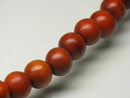 TOKO-BEADS PW307-05N Wooden bead (strand) 10mm PW307-05N ウッドビーズ（連） 10mm Asian bead & African bead  Handmade,Lampeork,bead,asia,india,ethnic,parts,accessory,beads とんぼ玉,ビーズ,トンボ玉,アジア,インド,エスニック,手作り,パーツ,アクセサリー