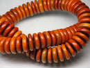 TOKO-BEADS PW307-11N Wooden bead (strand) 15~17mm PW307-11N ウッドビーズ（連） 15~17mm Asian bead & African bead  Handmade,Lampeork,bead,asia,india,ethnic,parts,accessory,beads とんぼ玉,ビーズ,トンボ玉,アジア,インド,エスニック,手作り,パーツ,アクセサリー