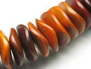 TOKO-BEADS PW307-13N Wooden bead (strand) 20mm PW307-13N ウッドビーズ（連） 20mm Asian bead & African bead  Handmade,Lampeork,bead,asia,india,ethnic,parts,accessory,beads とんぼ玉,ビーズ,トンボ玉,アジア,インド,エスニック,手作り,パーツ,アクセサリー