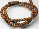 TOKO-BEADS PW308-01N Wooden bead (strand) 4.5mm PW308-01N ウッドビーズ（連） 4.5mm Asian bead & African bead  Handmade,Lampeork,bead,asia,india,ethnic,parts,accessory,beads とんぼ玉,ビーズ,トンボ玉,アジア,インド,エスニック,手作り,パーツ,アクセサリー