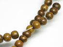 TOKO-BEADS PW308-02N Wooden bead (strand) 5mm PW308-02N ウッドビーズ（連） 5mm Asian bead & African bead  Handmade,Lampeork,bead,asia,india,ethnic,parts,accessory,beads とんぼ玉,ビーズ,トンボ玉,アジア,インド,エスニック,手作り,パーツ,アクセサリー