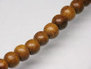 TOKO-BEADS PW308-03N Wooden bead (strand) 6mm PW308-03N ウッドビーズ（連） 6mm Asian bead & African bead  Handmade,Lampeork,bead,asia,india,ethnic,parts,accessory,beads とんぼ玉,ビーズ,トンボ玉,アジア,インド,エスニック,手作り,パーツ,アクセサリー