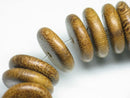 TOKO-BEADS PW308-10N Wooden bead (strand) 15~17mm PW308-10N ウッドビーズ（連） 15~17mm Asian bead & African bead  Handmade,Lampeork,bead,asia,india,ethnic,parts,accessory,beads とんぼ玉,ビーズ,トンボ玉,アジア,インド,エスニック,手作り,パーツ,アクセサリー