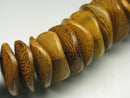 TOKO-BEADS PW308-16N Wooden bead (strand) 20mm PW308-16N ウッドビーズ（連） 20mm Asian bead & African bead  Handmade,Lampeork,bead,asia,india,ethnic,parts,accessory,beads とんぼ玉,ビーズ,トンボ玉,アジア,インド,エスニック,手作り,パーツ,アクセサリー