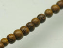 TOKO-BEADS PW308-17N Wooden bead (strand) 3mm PW308-17N ウッドビーズ（連） 3mm Asian bead & African bead  Handmade,Lampeork,bead,asia,india,ethnic,parts,accessory,beads とんぼ玉,ビーズ,トンボ玉,アジア,インド,エスニック,手作り,パーツ,アクセサリー