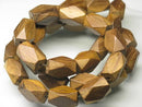 TOKO-BEADS PW308-18N Wooden bead (strand) 8mm PW308-18N ウッドビーズ（連） 8mm Asian bead & African bead  Handmade,Lampeork,bead,asia,india,ethnic,parts,accessory,beads とんぼ玉,ビーズ,トンボ玉,アジア,インド,エスニック,手作り,パーツ,アクセサリー