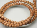 TOKO-BEADS PW309-02N Wooden bead (strand) 4mm PW309-02N ウッドビーズ（連） 4mm Asian bead & African bead  Handmade,Lampeork,bead,asia,india,ethnic,parts,accessory,beads とんぼ玉,ビーズ,トンボ玉,アジア,インド,エスニック,手作り,パーツ,アクセサリー