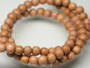 TOKO-BEADS PW309-03N Wooden bead (strand) 5mm PW309-03N ウッドビーズ（連） 5mm Asian bead & African bead  Handmade,Lampeork,bead,asia,india,ethnic,parts,accessory,beads とんぼ玉,ビーズ,トンボ玉,アジア,インド,エスニック,手作り,パーツ,アクセサリー