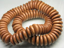 TOKO-BEADS PW309-12N Wooden bead (strand) 15~17mm PW309-12N ウッドビーズ（連） 15~17mm Asian bead & African bead  Handmade,Lampeork,bead,asia,india,ethnic,parts,accessory,beads とんぼ玉,ビーズ,トンボ玉,アジア,インド,エスニック,手作り,パーツ,アクセサリー