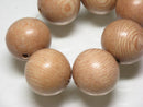 TOKO-BEADS PW309-18N Wooden bead (strand) 20mm PW309-18N ウッドビーズ（連） 20mm Asian bead & African bead  Handmade,Lampeork,bead,asia,india,ethnic,parts,accessory,beads とんぼ玉,ビーズ,トンボ玉,アジア,インド,エスニック,手作り,パーツ,アクセサリー