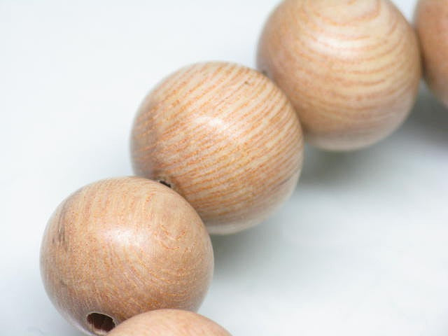 TOKO-BEADS PW309-08N Wooden bead (strand) 15mm PW309-08N ウッドビーズ（連） 15mm Asian bead & African bead  Handmade,Lampeork,bead,asia,india,ethnic,parts,accessory,beads とんぼ玉,ビーズ,トンボ玉,アジア,インド,エスニック,手作り,パーツ,アクセサリー