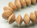 TOKO-BEADS PW309-15N Wooden bead (strand) 19~20mm PW309-15N ウッドビーズ（連） 19~20mm Asian bead & African bead  Handmade,Lampeork,bead,asia,india,ethnic,parts,accessory,beads とんぼ玉,ビーズ,トンボ玉,アジア,インド,エスニック,手作り,パーツ,アクセサリー
