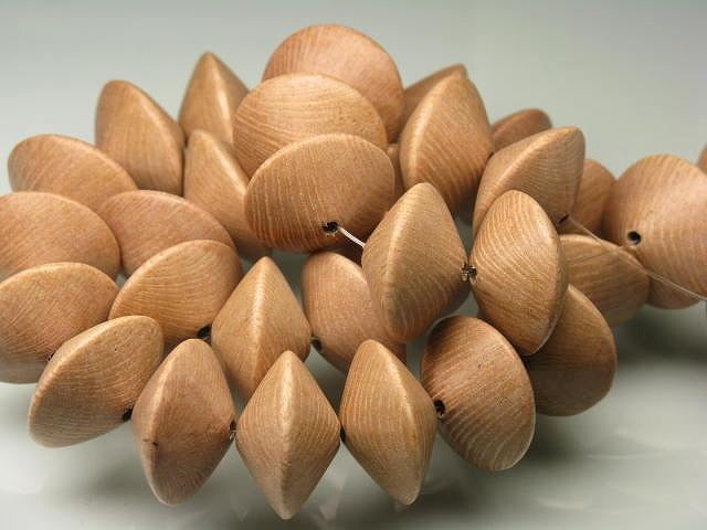 TOKO-BEADS PW309-15N Wooden bead (strand) 19~20mm PW309-15N ウッドビーズ（連） 19~20mm Asian bead & African bead  Handmade,Lampeork,bead,asia,india,ethnic,parts,accessory,beads とんぼ玉,ビーズ,トンボ玉,アジア,インド,エスニック,手作り,パーツ,アクセサリー