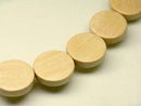 TOKO-BEADS PW310-02N Wooden bead (strand) 20mm PW310-02N ウッドビーズ（連） 20mm Asian bead & African bead  Handmade,Lampeork,bead,asia,india,ethnic,parts,accessory,beads とんぼ玉,ビーズ,トンボ玉,アジア,インド,エスニック,手作り,パーツ,アクセサリー
